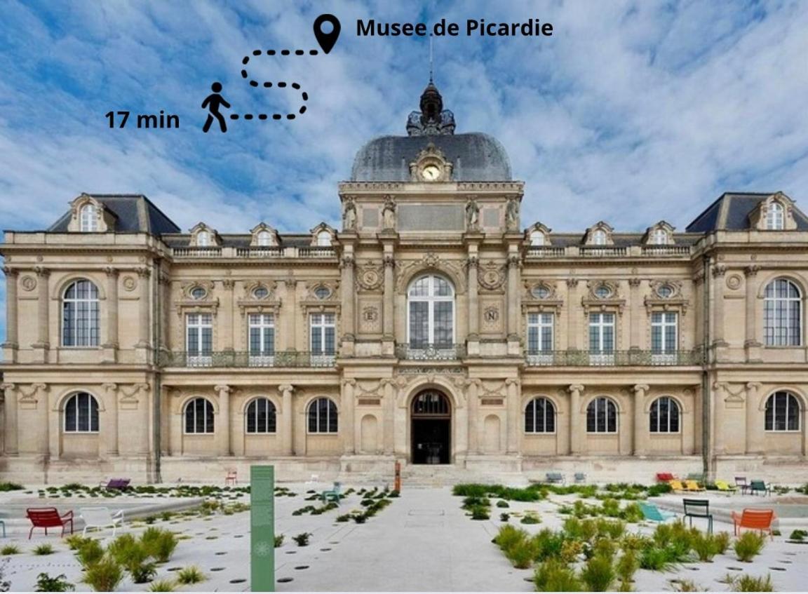 L Amiens Haussmann-Gare-Hortillonnages-Centre-Ville-Wifi Extérieur photo